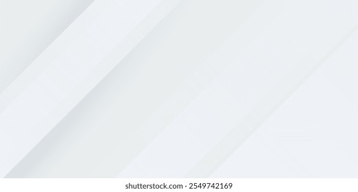 White abstract background. Modern circle lines pattern. Futuristic concept. Minimal geometric design.