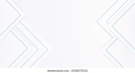White abstract background. Modern circle lines pattern. Minimal geometric abstract white background with circle shape and line. Minimal geometric design. Vector illustration