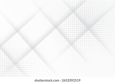 White abstract background. Modern circle lines pattern. Futuristic concept. Minimal geometric design.