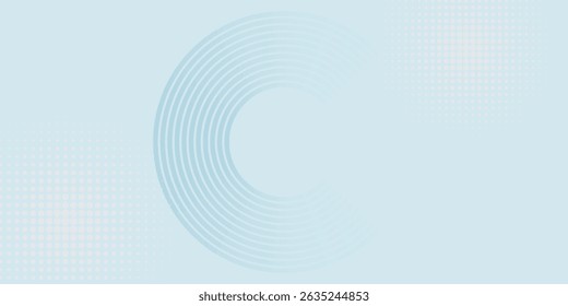 Fondo abstracto blanco. Patrón moderno de líneas circulares. Concepto futurista. Diseño geométrico mínimo de fondo de artes modernas