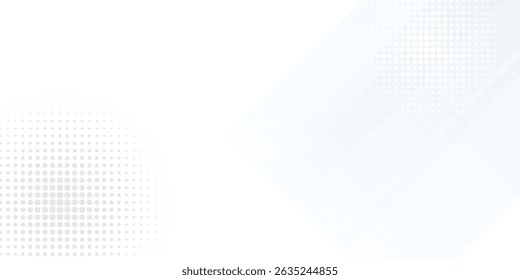 White abstract background. Modern circle lines pattern. Futuristic concept. Minimal geometric design modern arts background