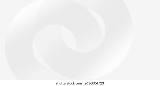 Fondo abstracto blanco. Patrón moderno de líneas circulares. Concepto futurista. Diseño geométrico mínimo