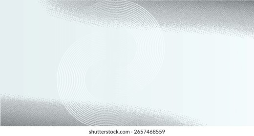 White abstract background. Modern circle lines pattern. Futuristic concept. Minimal geometric design modren 