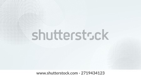 White abstract background. Modern circle lines pattern. Futuristic concept. Minimal geometric design.