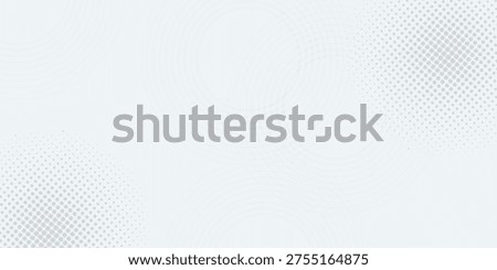 White abstract background. Modern circle lines pattern. Futuristic concept.