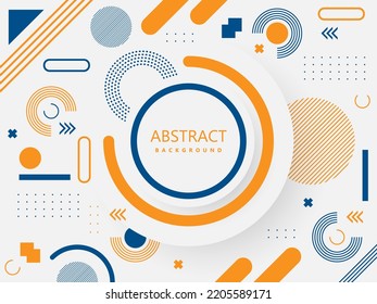 white abstract background with modern geometric shapes