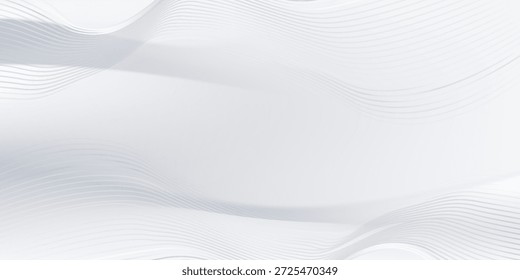 Fondo abstracto blanco Línea moderna EPS10