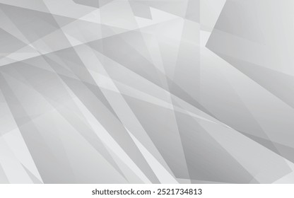 White abstract background. Modern lines pattern. Minimal geometric design. Futuristic technology concept. Horizontal banner template. Vector illustration