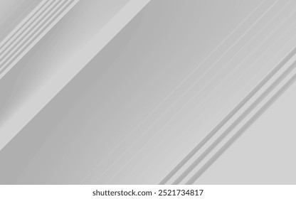 White abstract background. Modern lines pattern. Minimal geometric design. Futuristic technology concept. Horizontal banner template. Vector illustration