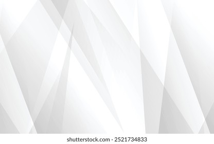White abstract background. Modern lines pattern. Minimal geometric design. Futuristic technology concept. Horizontal banner template. Vector illustration