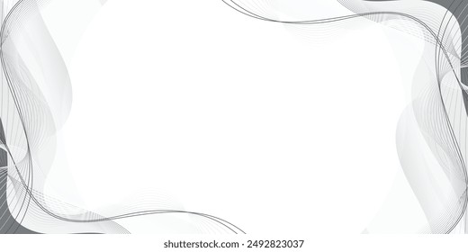 white abstract background modern simple design vector illustration. template layout frame posters, flyers, banners.