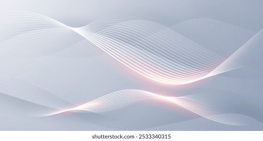 Fondo abstracto blanco Ilustración vectorial moderna