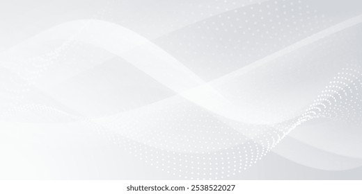 Fondo abstracto blanco Ilustración vectorial moderna