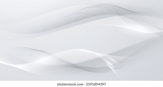 white abstract background modern vector illustration