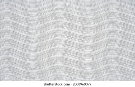 White abstract background with modern wavy striped texture.