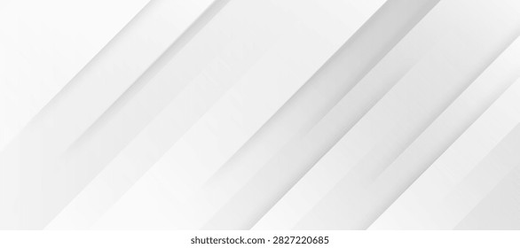 White abstract background with multiple diagonal translucent bands and soft gray geometric shading.