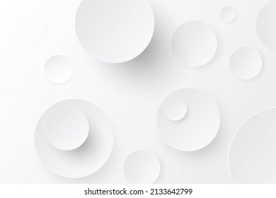 White abstract background on 3d design