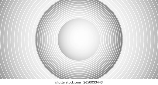 White abstract background overlap layer on bright space with circles effect decoration