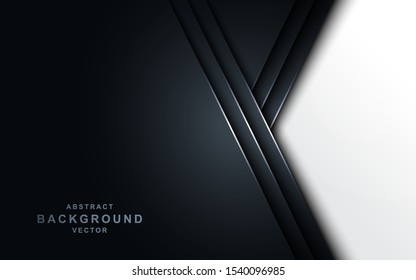 	
White abstract background with overlap layers. Gray texture with golden line effect decoration. Realistic backdrop.