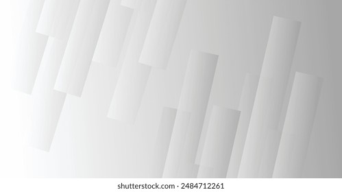 white abstract background paper shine and layer element vector design for presentation. Modern abstract light silver background elegant circle shape design. 