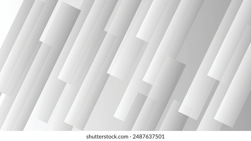 diseño abstracto blanco del Vector del brillo del papel y del elemento de la capa para la presentación. Diseño moderno abstracto de la forma del círculo elegante del fondo de la plata ligera. 