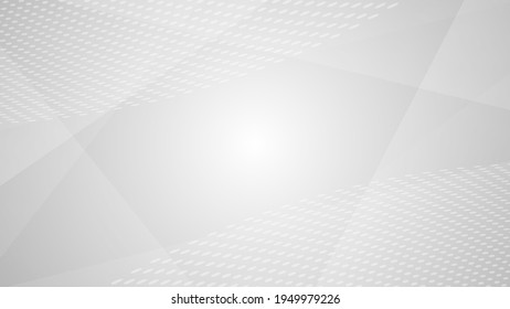 White abstract background with patterns and dots.