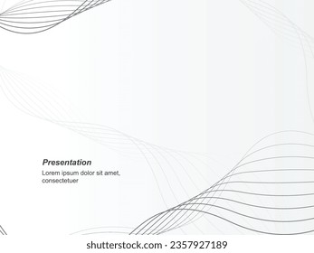 white abstract background presentation layout  template design.