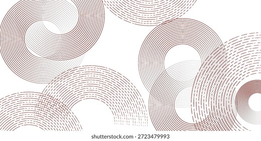 Fondo abstracto blanco con círculo rojo. decoración de puntos de semitono. Moderna Plantilla de Anuncio. Concepto de tecnología de futuro digital.