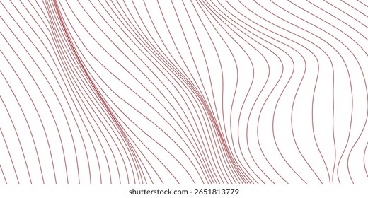 Fundo branco abstrato e linha vermelha. eps 10