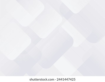 White abstract background with rounded squares