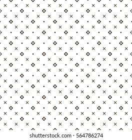 Fondo abstracto blanco con cruces, puntos sin fisuras.