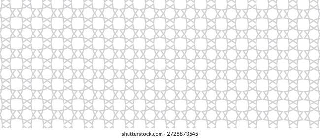 fundo abstrato branco Padrão geométrico sem emenda em estilo islâmico autêntico. padrão ramadhan. ilustrações vetoriais