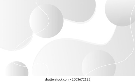 Weißer abstrakter Hintergrund mit Formen