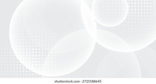 White abstract background with shapes