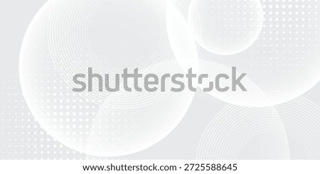 White abstract background with shapes