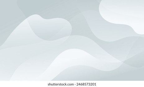 White abstract background with shapes. White vector presentation background for poster, banner, wallpaper, mockup, flyer, and report