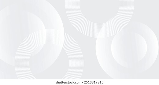 White abstract background with shapes. vektor illustration