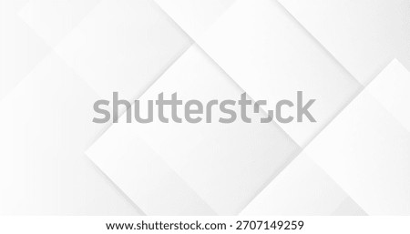 White abstract background with subtle geometric cover shapes.