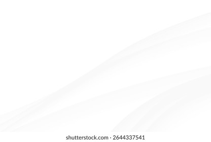 White abstract background with subtle light gray flowing curves, creating a clean modern minimalist design.
