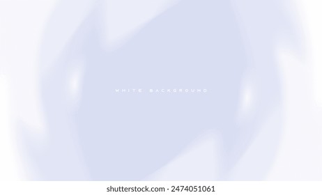 White abstract background swirls shape decorative vector