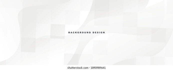 white abstract background template. wave design style. space concept.