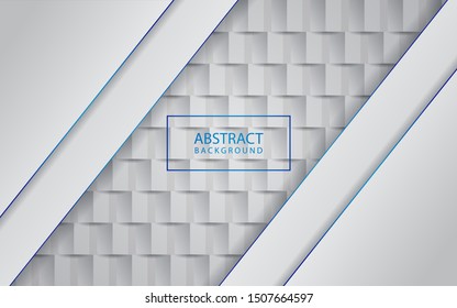 White abstract background texture. Vector background 3d paper art style can be used in modern cover design, poster, banner, flyer, presentation, website, corporate advertising
