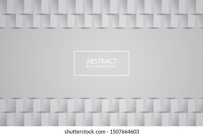 White abstract background texture. Vector background 3d paper art style can be used in modern cover design, poster, banner, flyer, presentation, website, corporate advertising