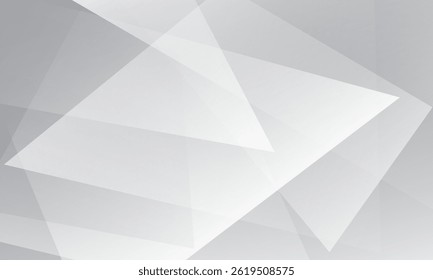 White abstract background with triangles. Eps10 vector