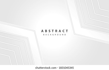 white abstract background vector design with arrow layer.