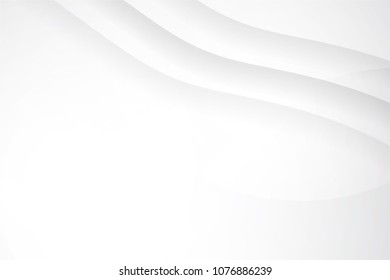 White abstract background vector. Gray abstract. Modern design background for report and project presentation template. Vector illustration graphic. Futuristic and Circular curve shape