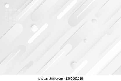 White abstract background vector. Gray abstract. Modern design background for report and project presentation template. Vector illustration graphic. Dot and circular shape. product advertising present