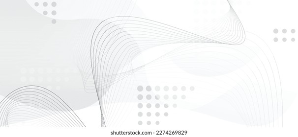 White Abstract background vector halftone graphic design. Banner Pattern template.