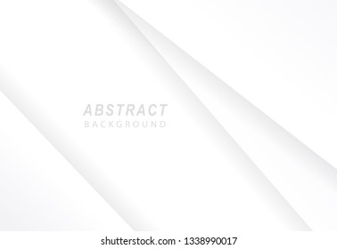 White abstract background vector illustration