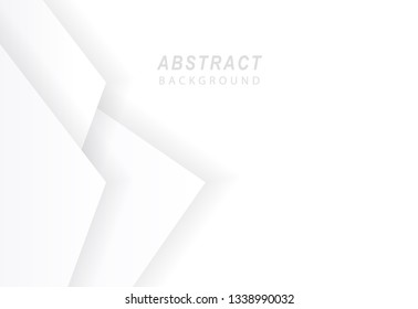 White abstract background vector illustration
